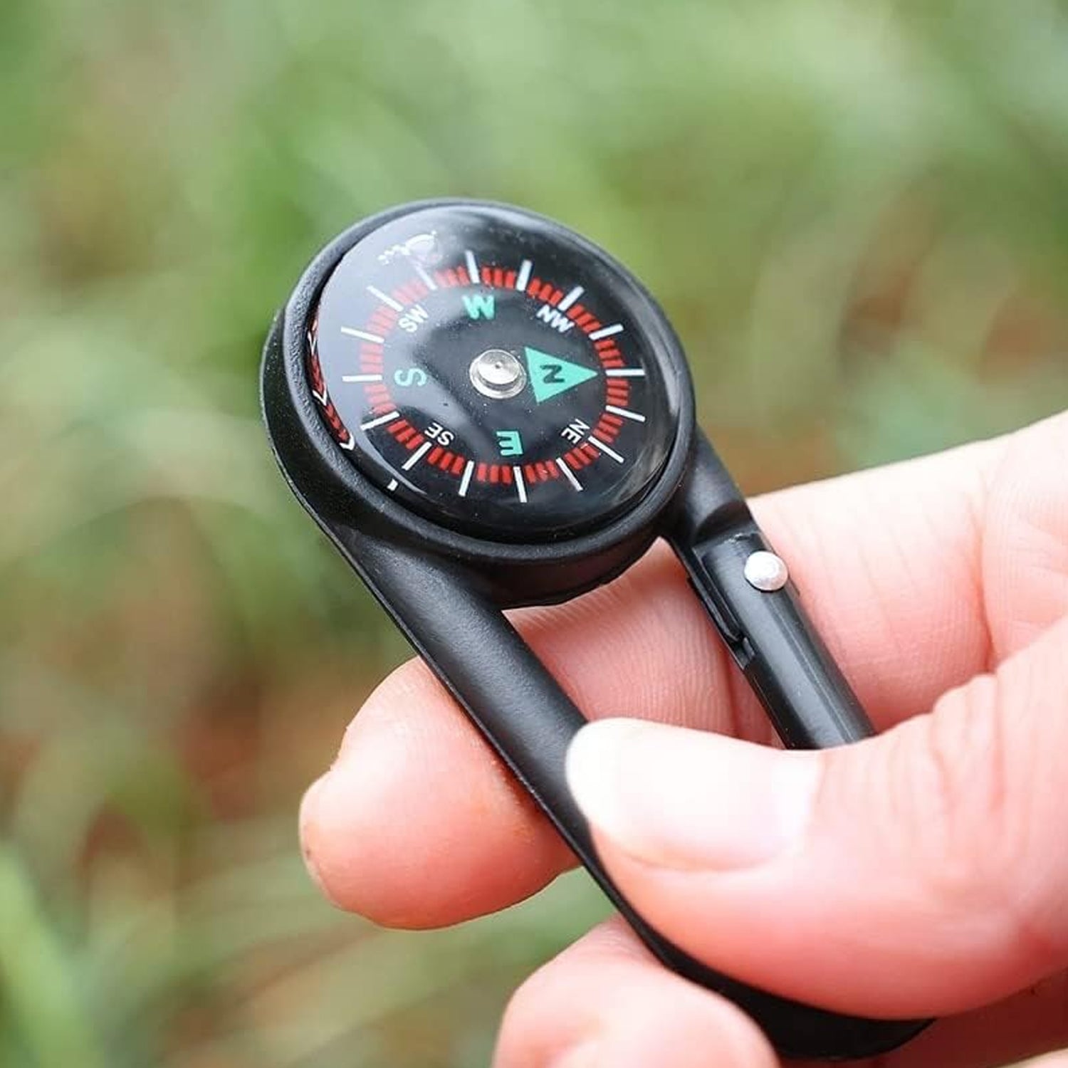 Clip Snap Hook Mini Compass (1 Pc / Mix Design) Clip Snap Hook Mini Compass (1 Pc / Mix Design)